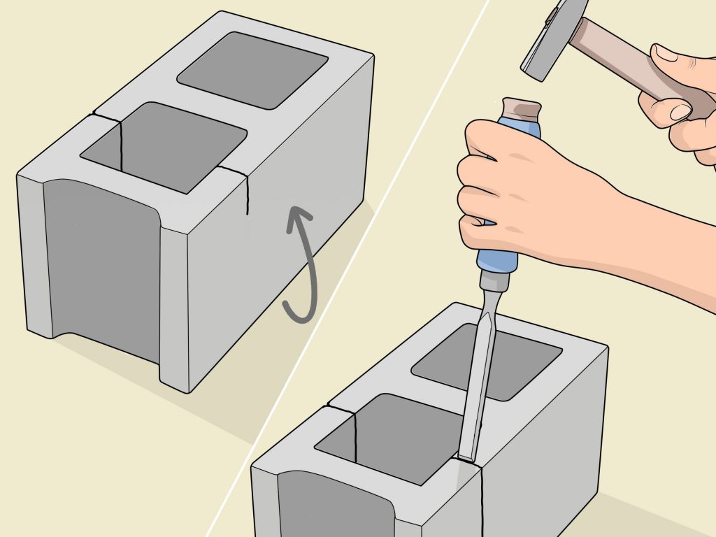 كيف تقطع بلوك الخرسانة؟